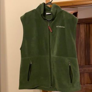 EUC Men’s Columbia Full Zip Fleece Vest